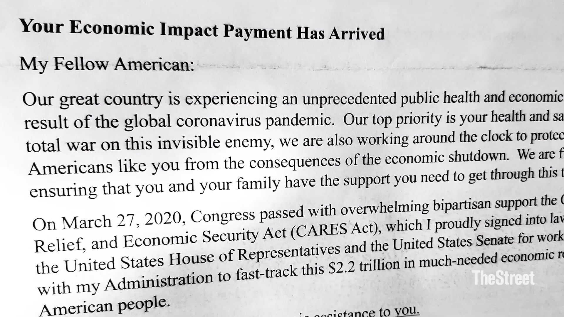 Economic Impact Payment