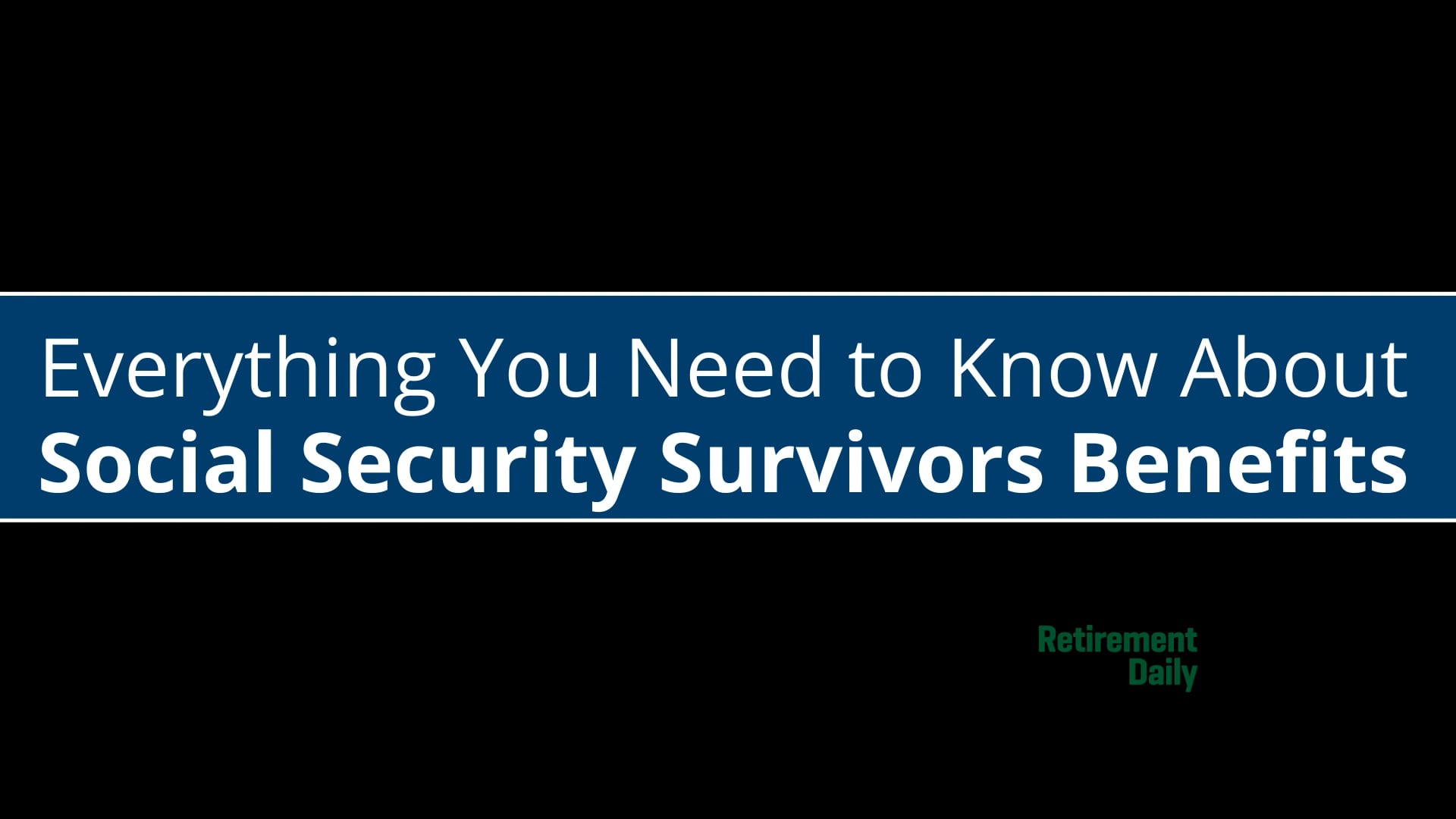 survivors benefits 1920