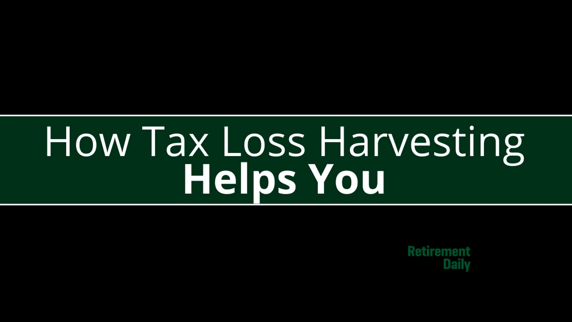 Tax Loss Harvesting 1920