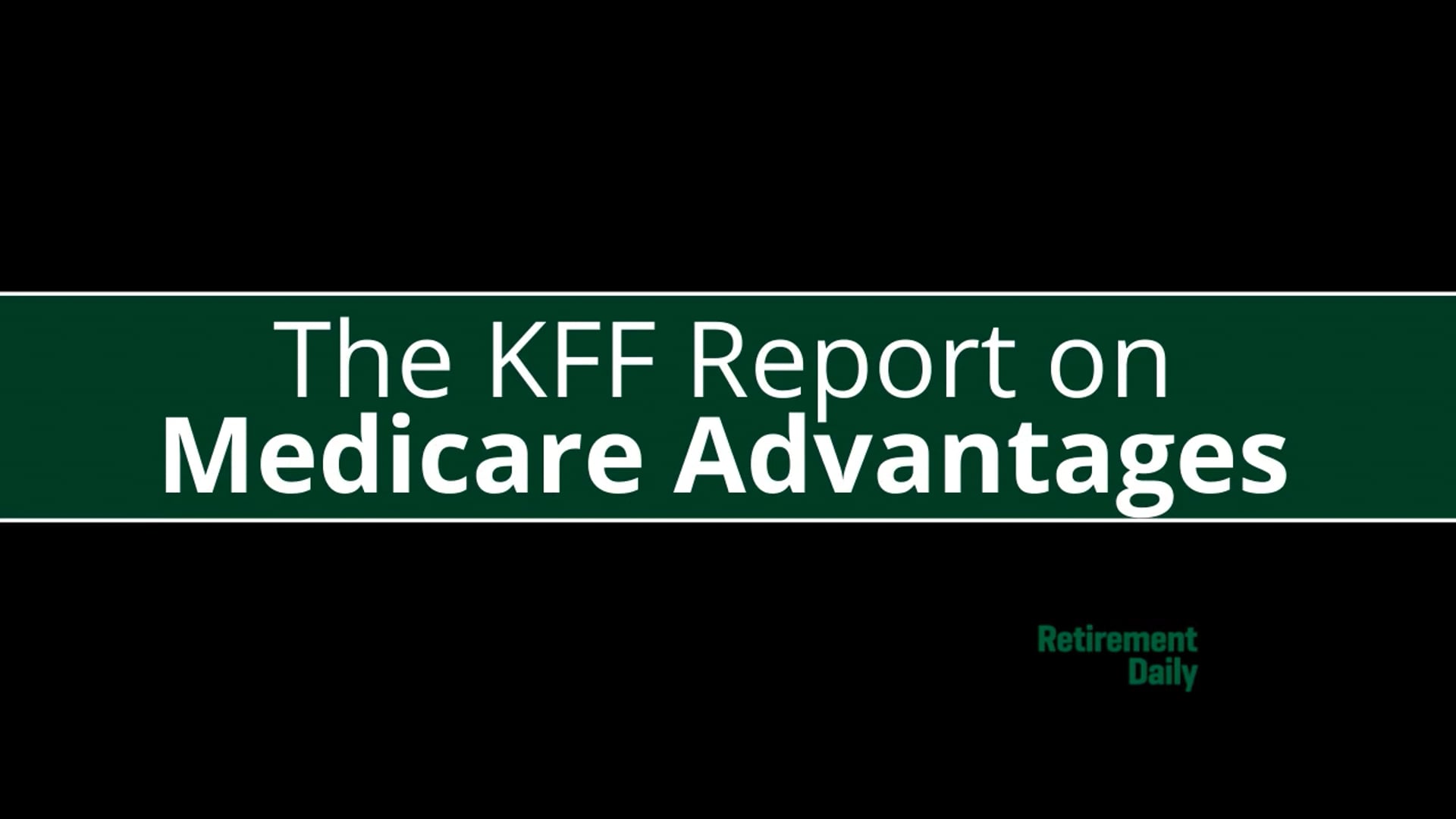 kff report medicare 1920