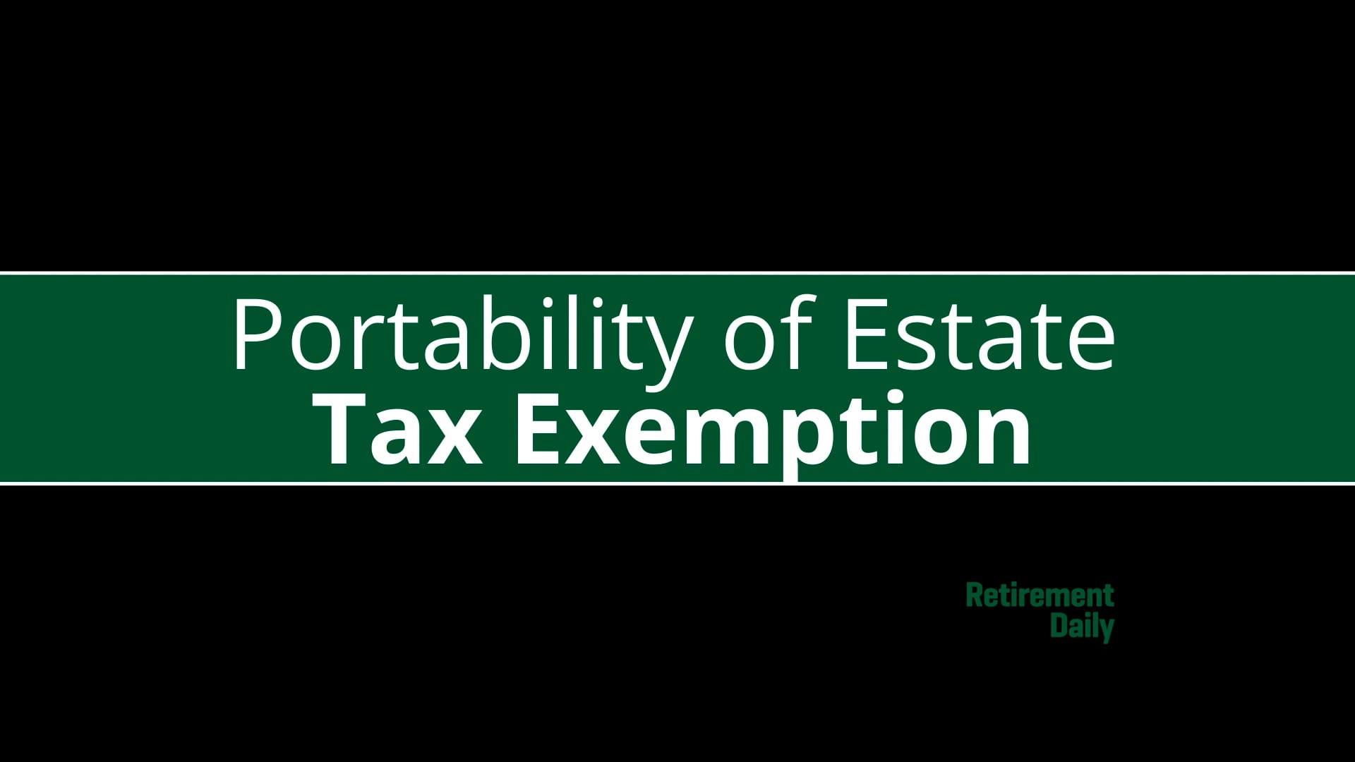 estate tax exemption 1920