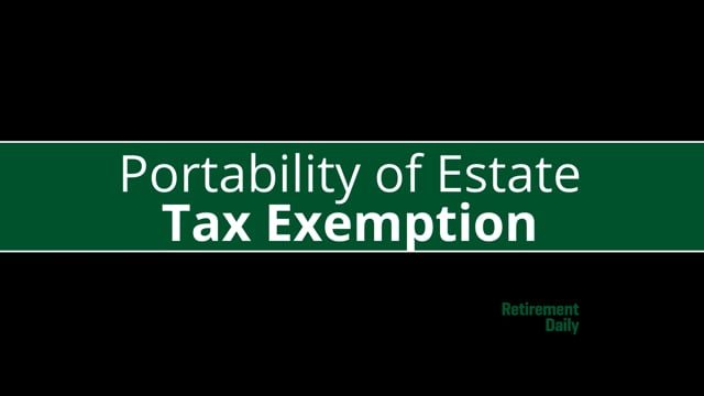Changes to Estate Tax Exemption Portability