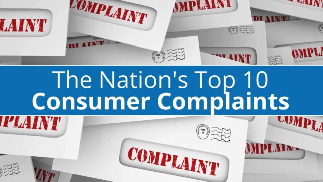 Top 10 Consumer Complaints