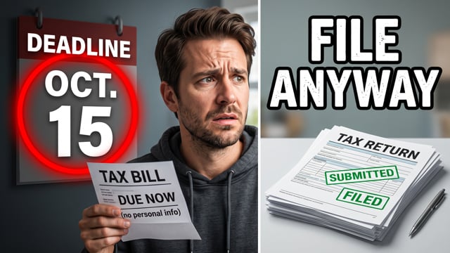 Can’t Pay Your Taxes by Oct 15? File Anyway